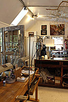 Click for interactive 360° view of working studio.